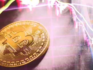 bitcoin und ein fallendes Diagramm