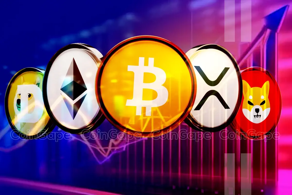 Krypto-Marktrallye_ Warum Bitcoin, ETH, XRP, DOGE und SHIB steigen logos