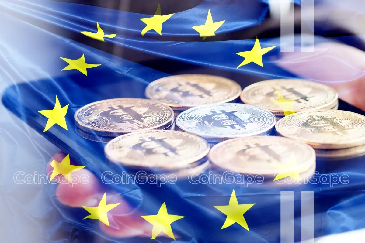 euro und die Flagge der Europäischen Union