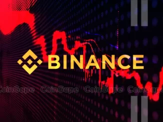 Binance logo mit chart
