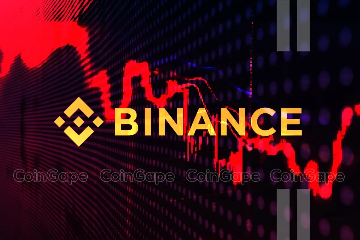 Binance logo mit chart